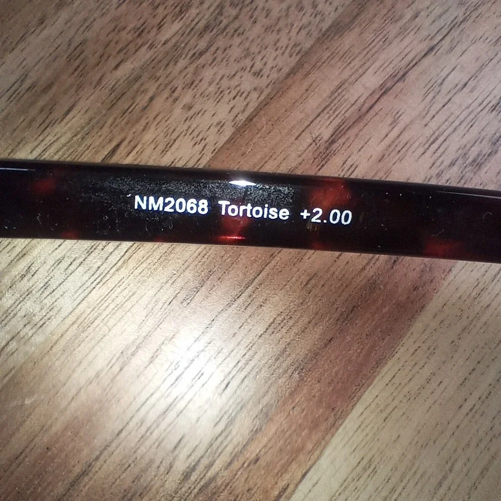 Nicole Miller Reading Glasses FRAMES ONLY NM2068 +2.00 Tortoise‎ Shell Brown